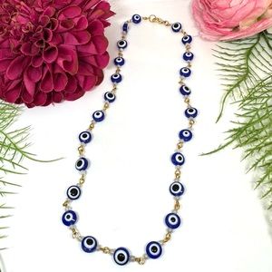 ⚜️Handmade Evil Eye Beaded Necklace